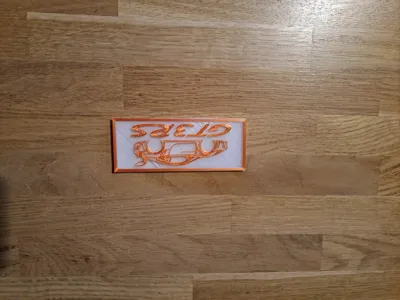 Embossed GT3 RS plaque