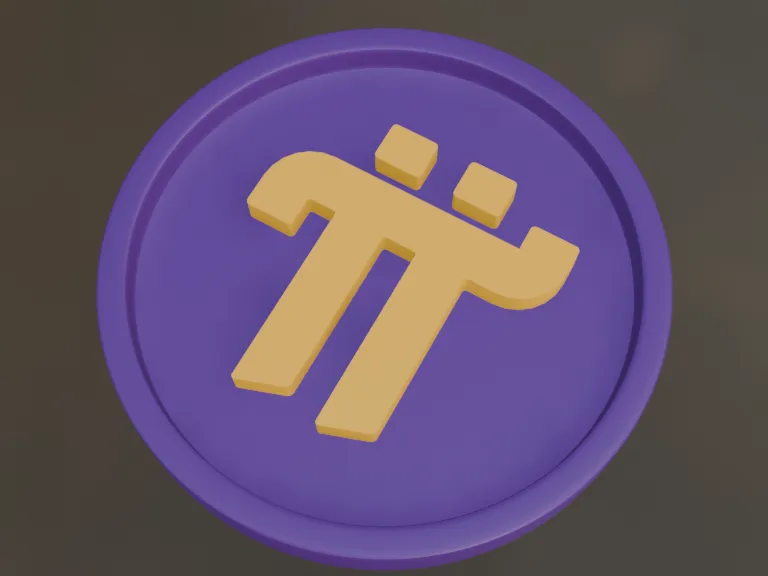 Pi coin sized for shopping carts