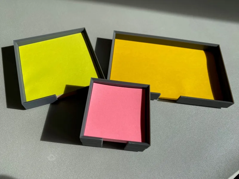 Stackable Post-it holders - 3 sizes