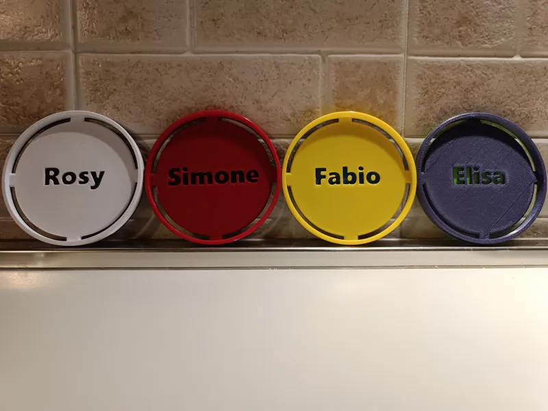 Simple Coaster with and without name