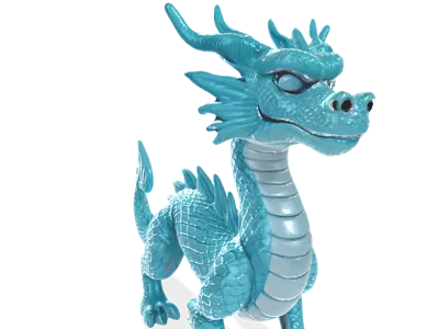 Mystic Azure Dragon