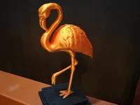 Statue de flamant rose — photo 1