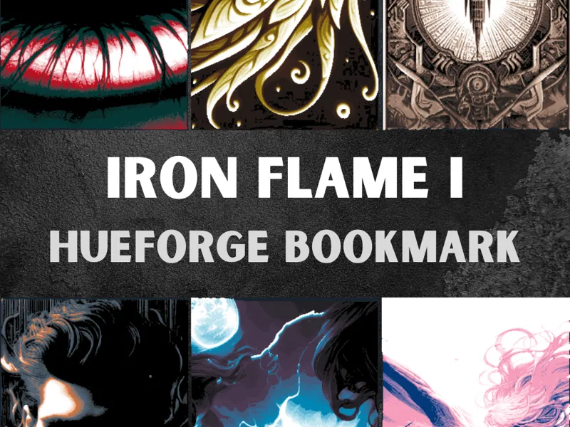 Iron Flame Bookmarks - Dragons, War, and Fire