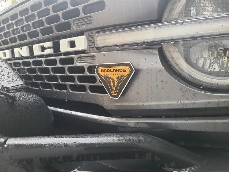 Badlands Sas Bronco Badge Grill Relocation Mount