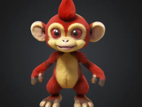 Pansear pokemon ai generated 