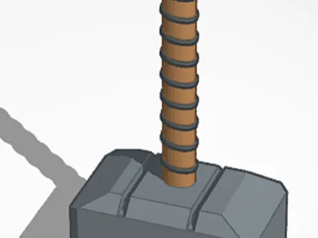 Mini Thor hammer replica (Mjolnir)