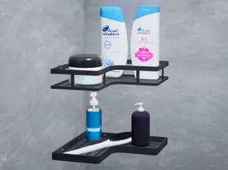 Minimalist and Elegant Shower Corner Shelf
