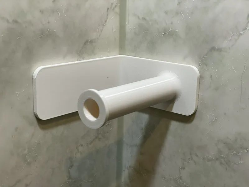 Toilet paper holder - easy to print/no support