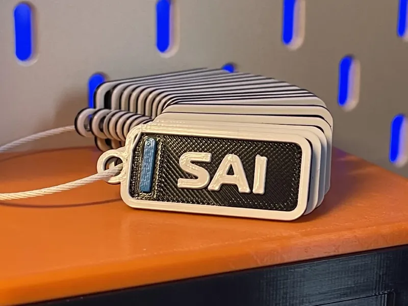 Calros Sainz - Williams Leaderboard Keychain