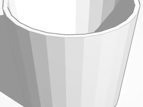 White Popcorn bucket