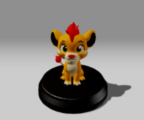 Majestic Roaring Lion – A Powerful 3D Print