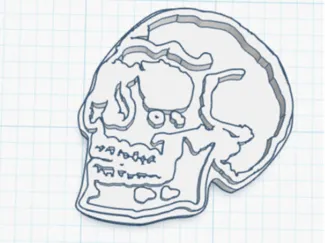 Skull stamp