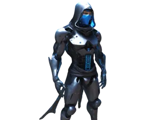 Cyber Hooded Stealth Warrior