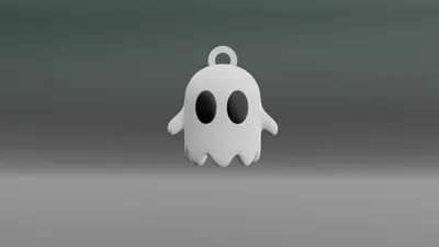 Cute Ghost Keychain - Free 3D Print Model - MakerWorld