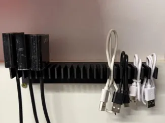 Cabel and tool holder shell