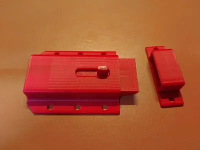 Spring-loaded Door Lock
