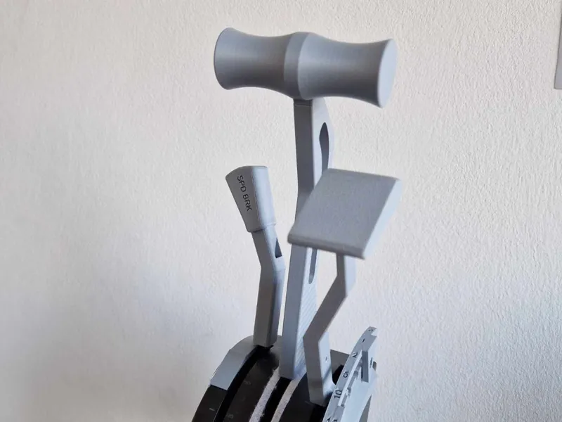 Saitek yoke 737 pack (flap, speedbrake, throttle)