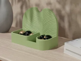 Leaf Harmony Organizer – Decorative Storage Tray