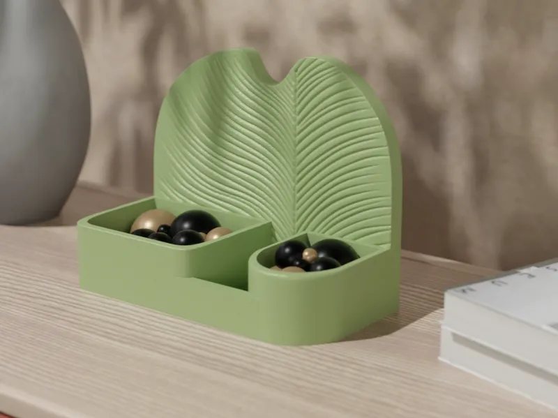 Leaf Harmony Organizer – Decorative Storage Tray
