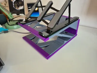 Riser for laptop stand