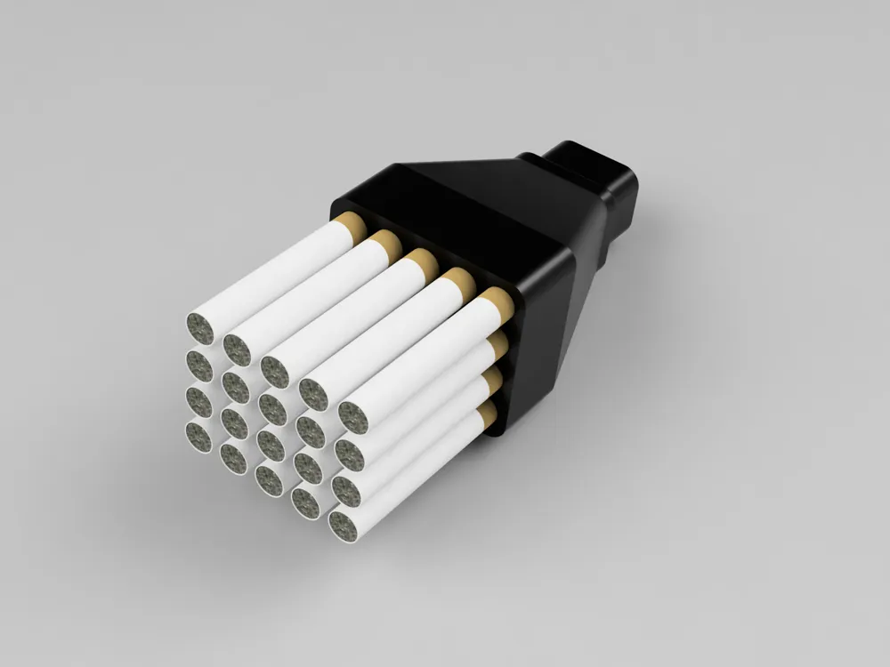 20 Cigarettes adapter - Free 3D Print Model