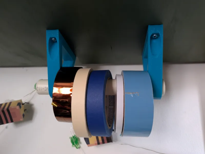 Hanging tape mount