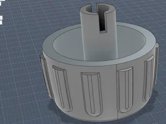 Electric oven knob ⌀ 6mm