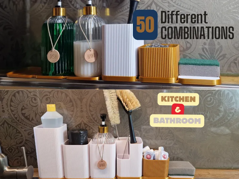 Modular Organizer for Kitchen & Bath 