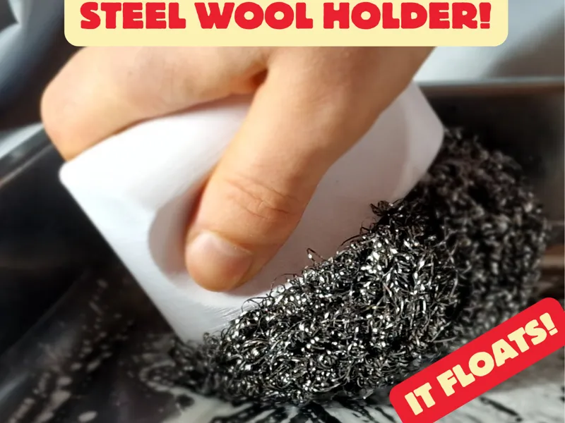 Universal Steel Wool Holder