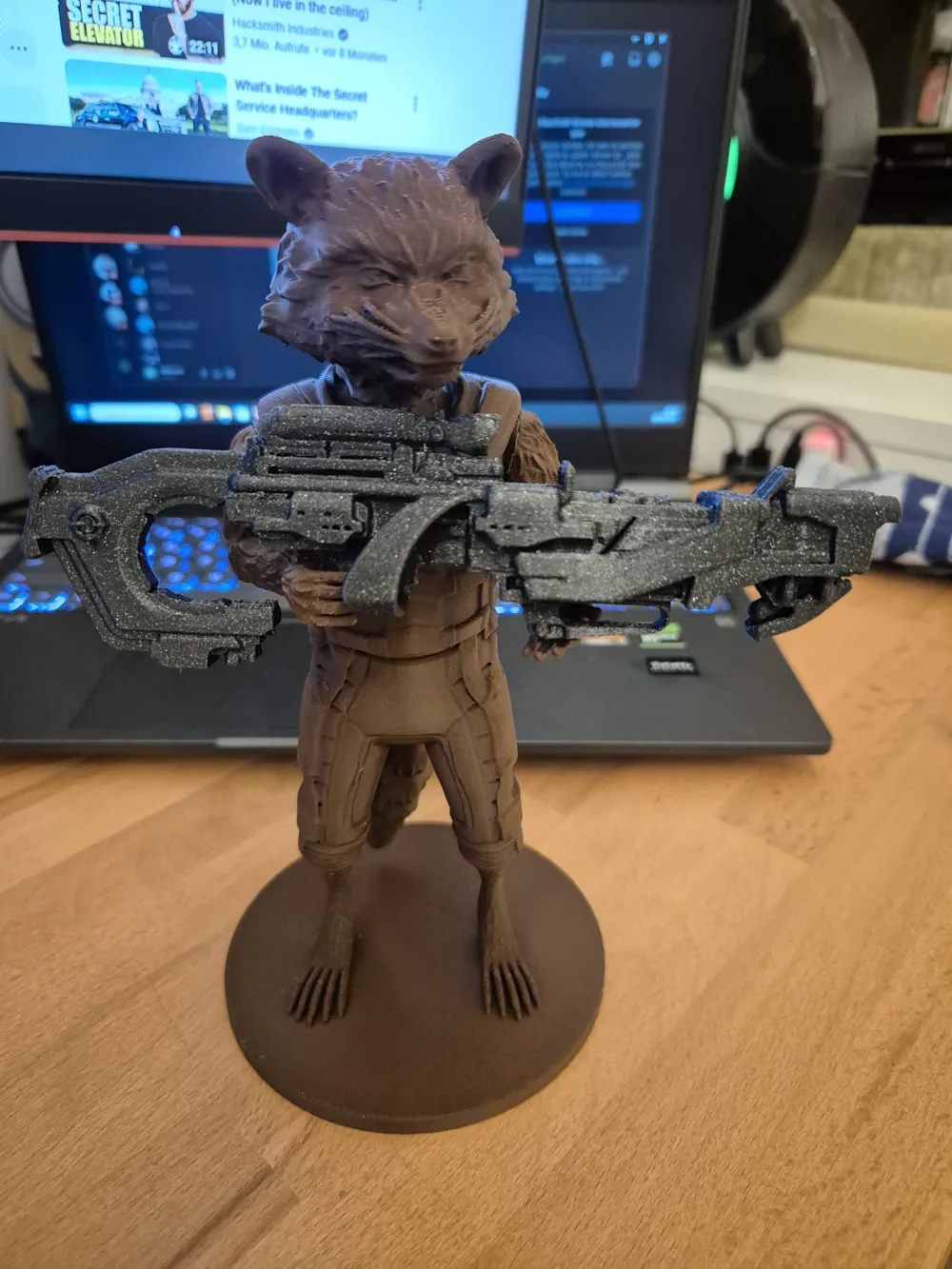 Rocket Racoon Model View rocket racoon by PLASTIC_MELD MakerWorld: Download Free 3D Models