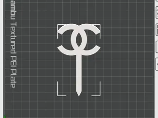 Chanel Cupcake Topper