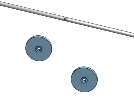 Bench Press Bar W/45 lb Plate
