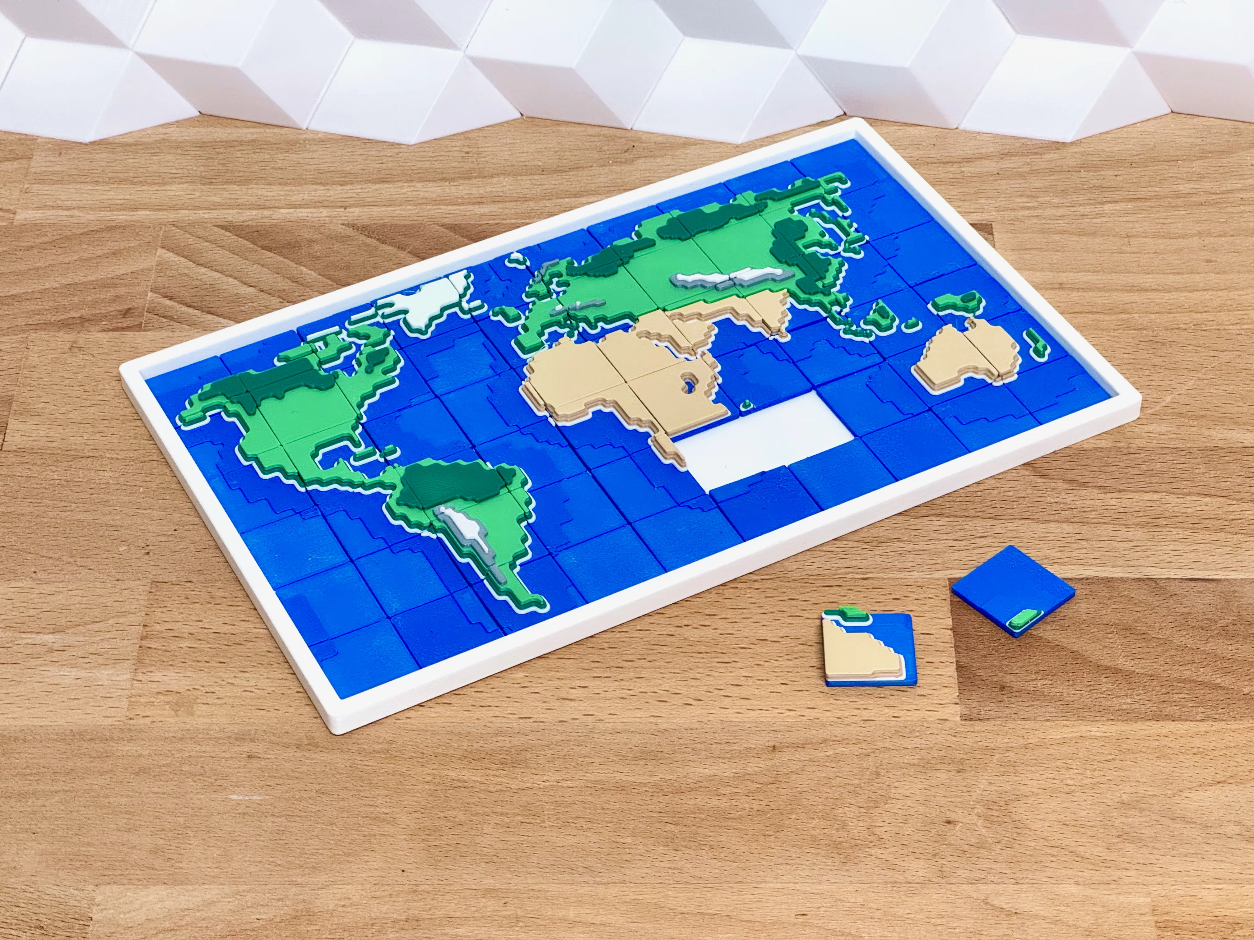 세계 지도 퍼즐 (층층이 둥근 만화 스타일) - 무료 3D 프린트 모델 - MakerWorld, image size:4032x3024