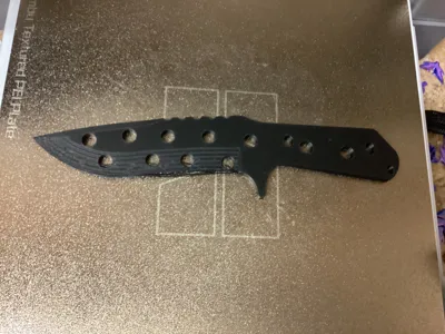 Airless hunting knife