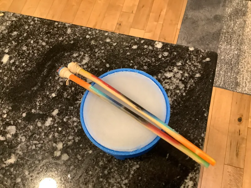 Desk top drum