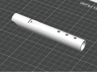 small Irish whistle