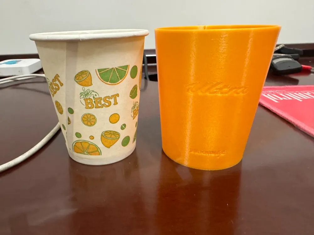 Xiaomi stainless steel paper cup shell version. Use disposable paper ...