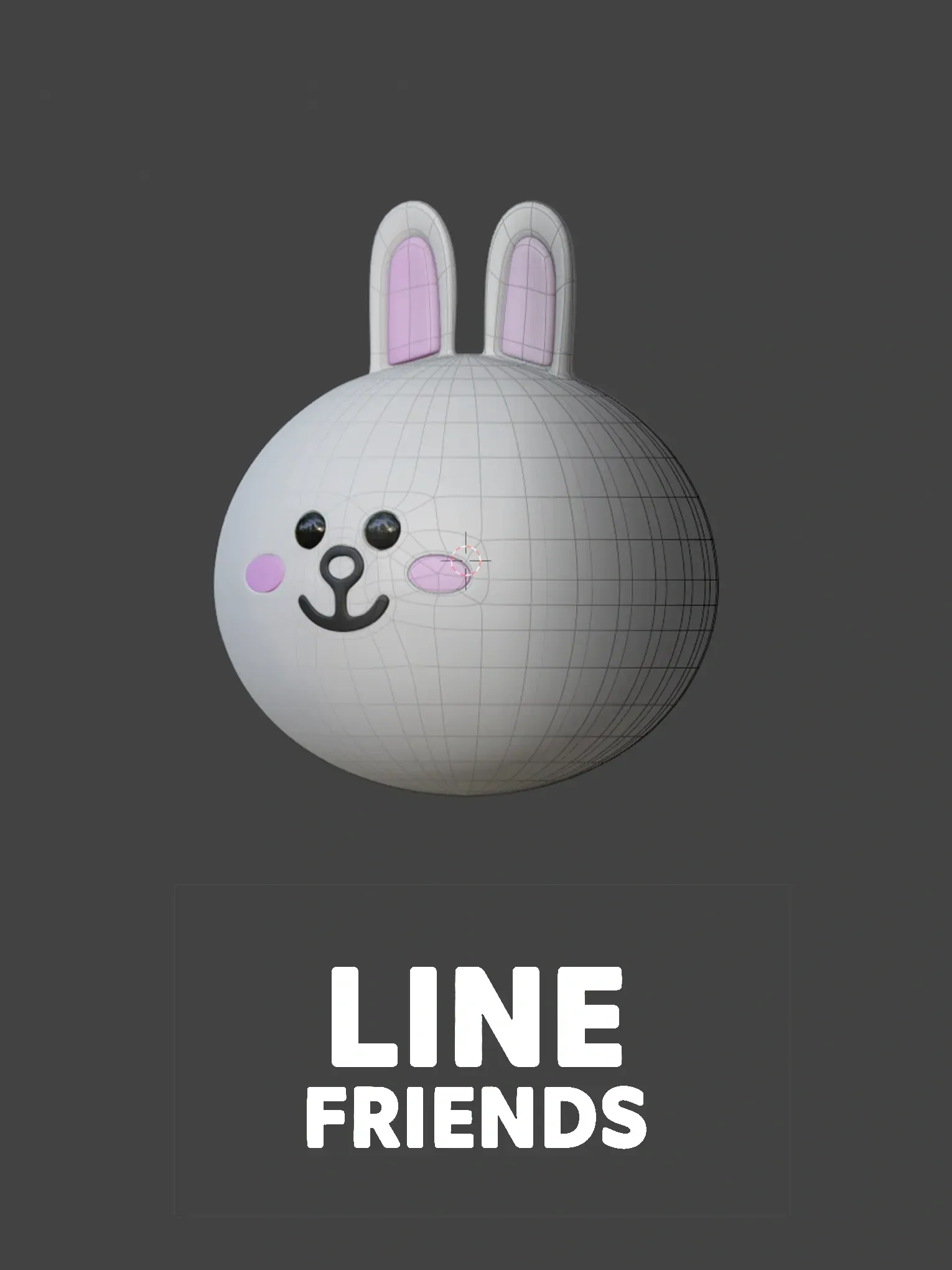 Linefriends Cony Rabbit Storage Box by Foximg MakerWorld: Download Free ...