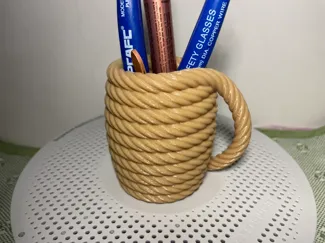 绳子缠绕收纳杯