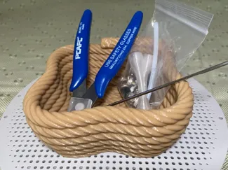 花形绳子缠绕收纳碗
