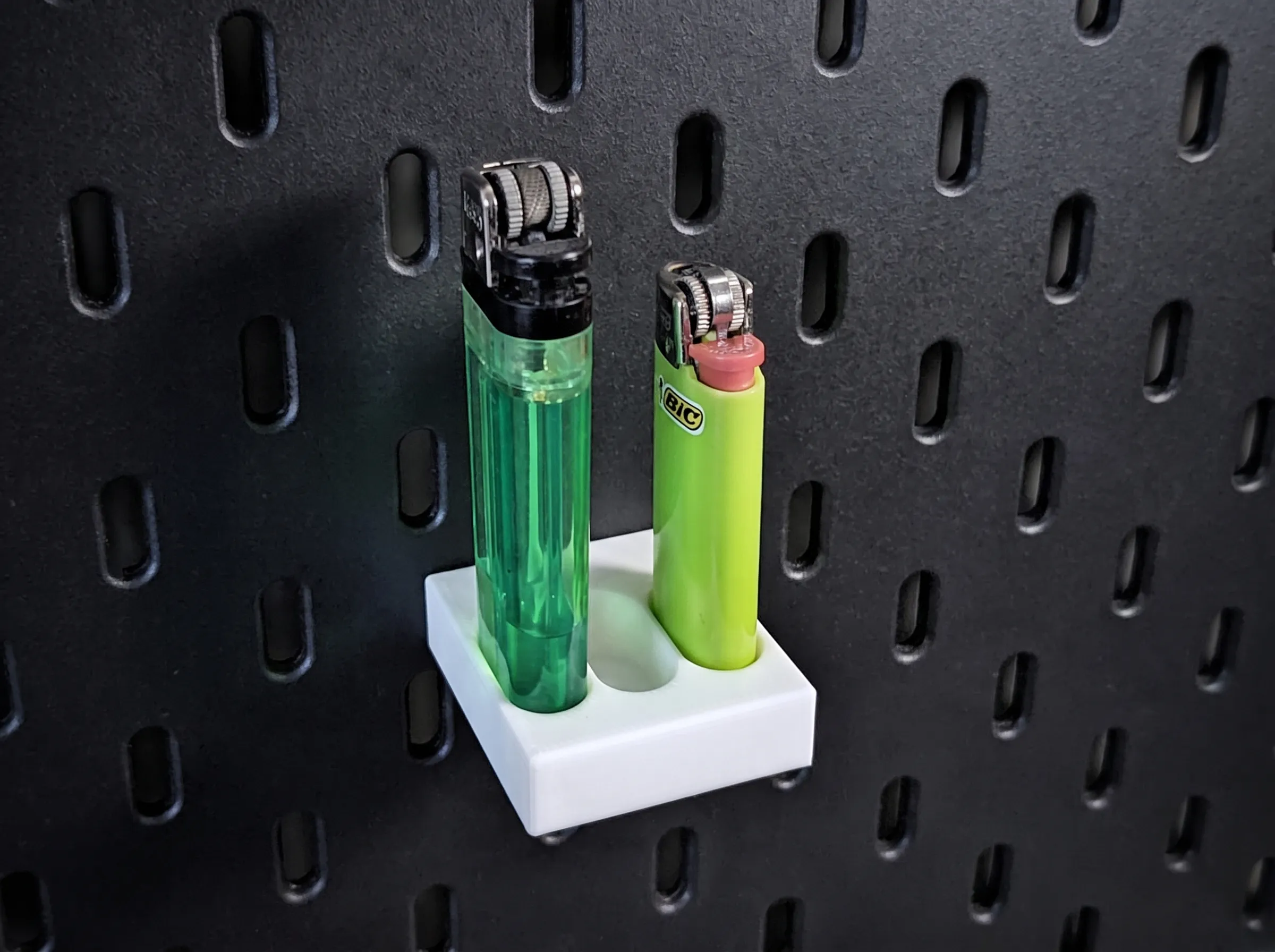 Lighter Holder for Ikea Skadis - 7 Sizes - Free 3D Print Model