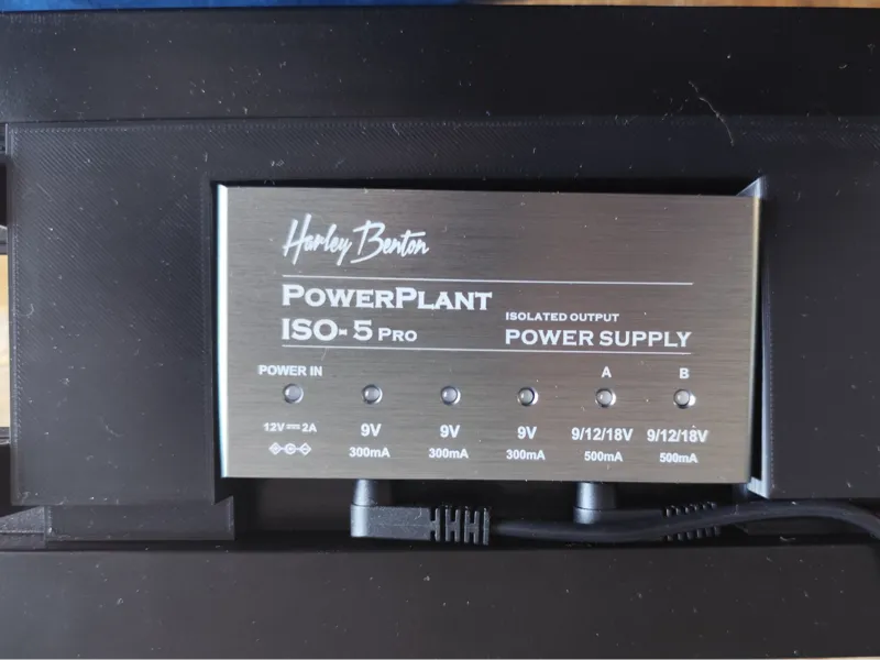 Harley Benton Pedalboard power supply mount