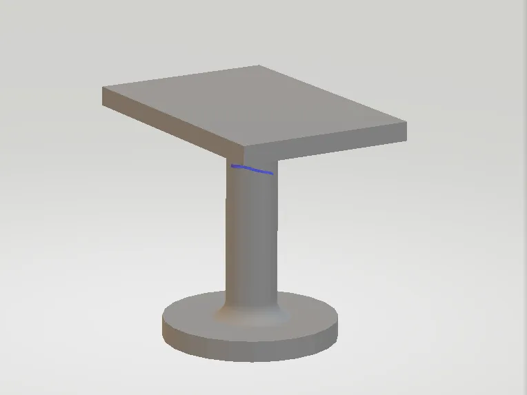 Mesa una pata