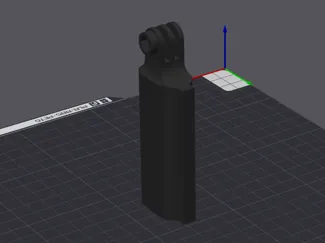 Feuerwehr UK Helmlampe Dummy für GoPro etc.