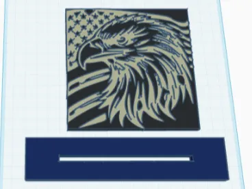 American Eagle Lithophane