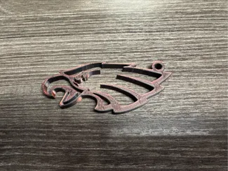 Eagles Silhouette Keychain
