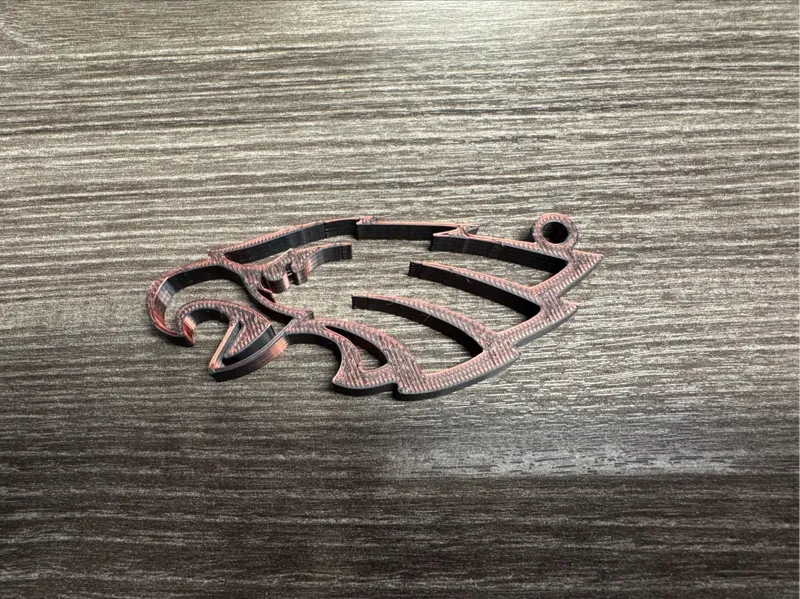 Eagles Silhouette Keychain