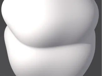 organische Vase