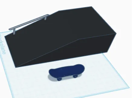 Tech deck Ramp And Skate Board
