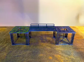 Wargame Platform w/hole and Floorless Level